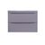 Тумба подвесная Style Line Бергамо мини 70 2 ящика Люкс антискрейтч серый PLUS_