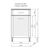 Комод Style Line Эко Стандарт ТН  500 ящик, корзина 840х500х303_, изображение 4