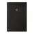 Душевой поддон из искусственного мрамора с сифоном BelBagno UNO TRAY-MR-UNO-AH-120/90-35-NERO-NO_