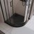 Душевой поддон из искусственного мрамора с сифоном BelBagno UNO TRAY-MR-UNO-R-90-550-35-NERO-NO_, изображение 3