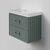 Ручка скоба La Fenice Cubo Cromo хром 80 мм два ящика_, изображение 2