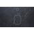 Столешница La Fenice Granite Black Olive Light Lappato 90 см черная_