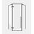 Душевой угол Timo TTSSP-90/03C-8 900х900х2000 профиль черный стекло прозрачное 8 мм_