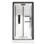 Душевая кабина Acquazzone Viktoria 115SL BLACK_