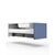 Тумба под раковину La Fenice La Fenice Terra Blu Grigio синяя 100_, изображение 3