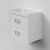 Тумба под раковину La Fenice Cubo Bianco TWIN белая 80_