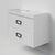 Тумба под раковину La Fenice Cubo Bianco TWIN белая 100_
