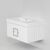 Тумба под раковину La Fenice Cubo Bianco белая 80_