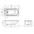 Ванна акриловая AM.PM X-Joy W94A-140-070W-A 140х70 см_, изображение 9