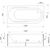 Акриловая ванна Royal Bath Azur 140x80 L с каркасом RB614200K_, изображение 3