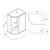 Душевая кабина Taliente TA-12080G(R) 120х80х215 см асимметричная правая тонированная, Стекло: Тонированное, Установка: Правая_, изображение 4