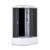 Душевая кабина Taliente TA-12080G(R) 120х80х215 см асимметричная правая тонированная, Стекло: Тонированное, Установка: Правая_