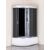 Душевая кабина Taliente TA-12080G(R) 120х80х215 см асимметричная правая тонированная, Стекло: Тонированное, Установка: Правая_, изображение 2