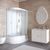 Душевая кабина Taliente TA-12080M(R) 120х80х215 см асимметричная правая матовая, Стекло: Матовое, Установка: Правая_, изображение 3