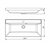 Умывальник Style Line ASTI 1000x450 кварц антрацит_, изображение 2