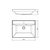 Умывальник Style Line ASTI 600x450 кварц антрацит_, изображение 2