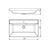 Умывальник Style Line ASTI 800x450 кварц жасмин_, изображение 2
