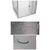 Кабина душевая без крыши Ceruttispa BELLA90T 90x90x215-225_, изображение 5