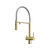 Смеситель для кухни Sancos Imola брашированное золото PVD покрытие SC4010BG_