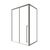 Душевая дверь Timo TDSS-150/13C-8R 1500х2000 профиль никель + торцевое стекло TSS-1000/13C-8 1000х2000_