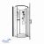 Душевая кабина Ceruttispa KORRA90BF 90x90x205_