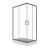 Душевое ограждение Triton Фикс-Графит 120х80 прямоугольник_
