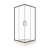 Душевое ограждение Triton Фикс-Графит 80х80 квадрат_