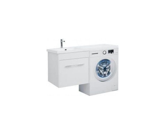 Тумба с раковиной Aquanet Августа 120 L белый арт. 00239781_