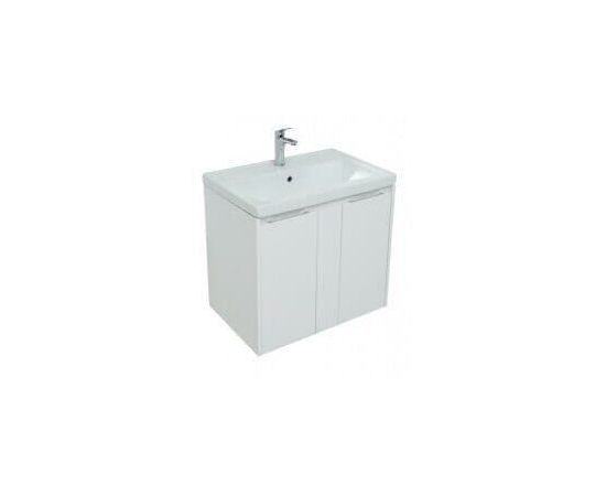 Тумба с раковиной Aquanet Клио 70 белый глянец арт. 00280877_