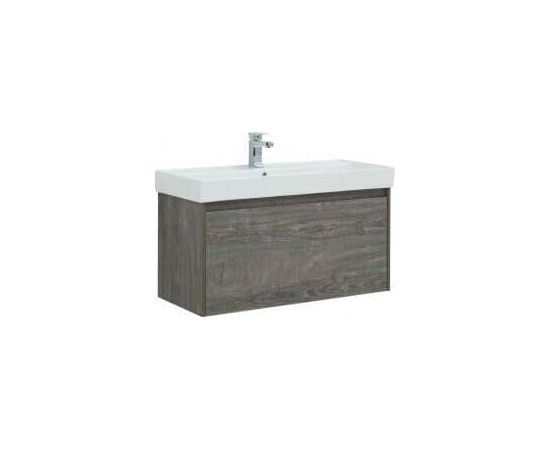 Тумба с раковиной Aquanet Nova Lite 100 дуб рошелье (1 ящик) арт. 00245251_