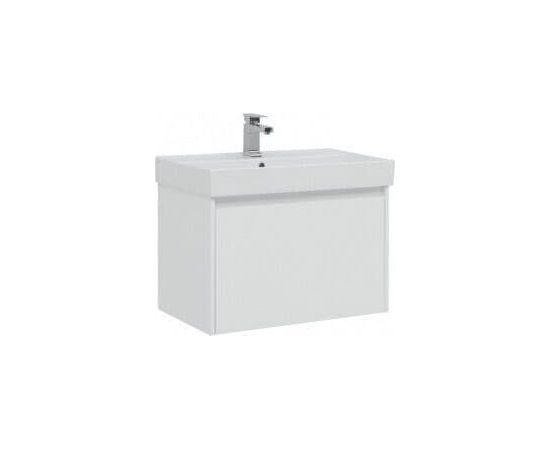 Тумба с раковиной Aquanet Nova Lite 75 белый (1 ящик) арт. 00245243_