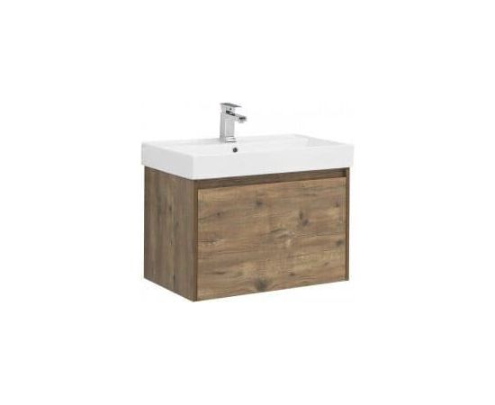 Тумба с раковиной Aquanet Nova Lite 75 дуб рустикальный (1 ящик) арт. 00254696_