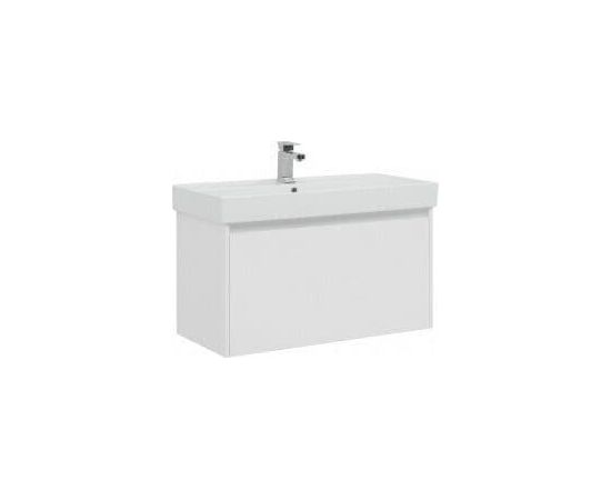 Тумба с раковиной Aquanet Nova Lite 90 белый (1 ящик) арт. 00245247_