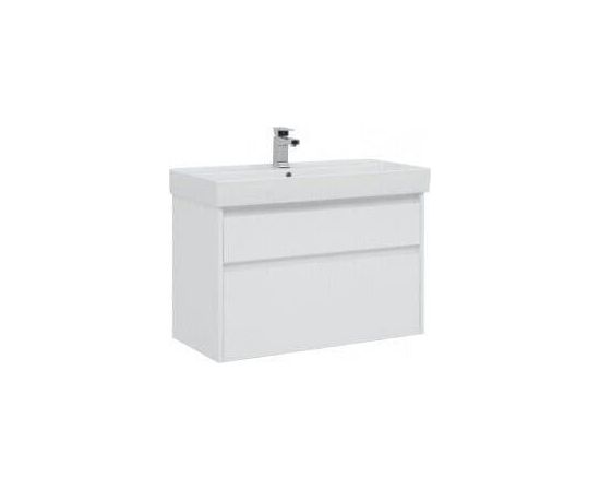 Тумба с раковиной Aquanet Nova Lite 90 белый (2 ящика) арт. 00245248_