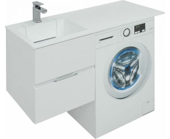 Тумба с раковиной Aquanet Алвита 120 L белый арт. 00243773_, изображение 10