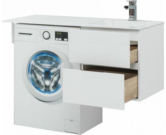 Тумба с раковиной Aquanet Алвита 120 R белый арт. 00243726_, изображение 9