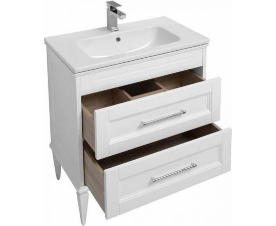 Тумба с раковиной Aquanet Бостон М 80 белый арт. 00212668_, изображение 8