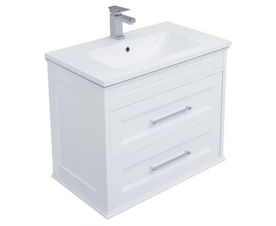 Тумба с раковиной Aquanet Бостон М 80 белый (лит. мрамор) арт. 00260664_, изображение 7