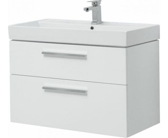 Тумба с раковиной Aquanet Nova 90 белый (2 ящика) арт. 00245256_, изображение 6