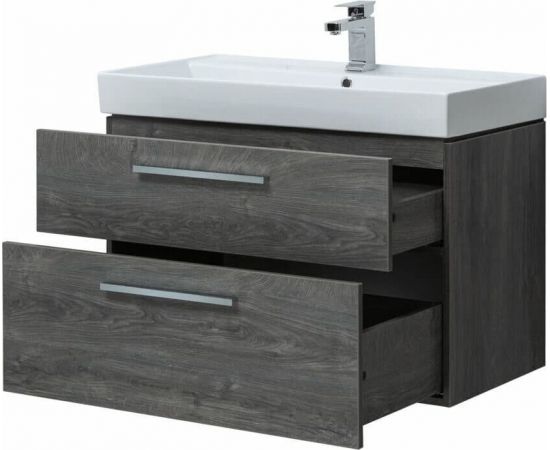 Тумба с раковиной Aquanet Nova 90 дуб рошелье (2 ящика) арт. 00245257_, изображение 7