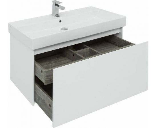 Тумба с раковиной Aquanet Nova Lite 100 белый (1 ящик) арт. 00245250_, изображение 9