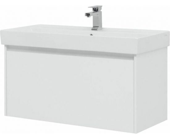 Тумба с раковиной Aquanet Nova Lite 100 белый (1 ящик) арт. 00245250_, изображение 11