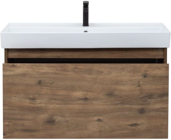 Тумба с раковиной Aquanet Nova Lite 100 дуб рустикальный (1 ящик) арт. 00254700_, изображение 7