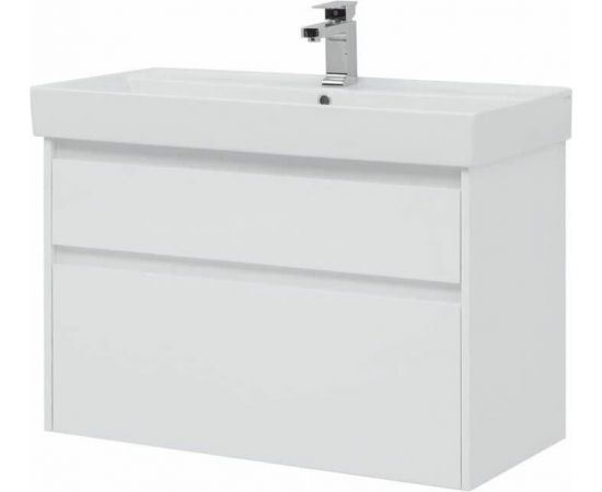 Тумба с раковиной Aquanet Nova Lite 90 белый (2 ящика) арт. 00245248_, изображение 8