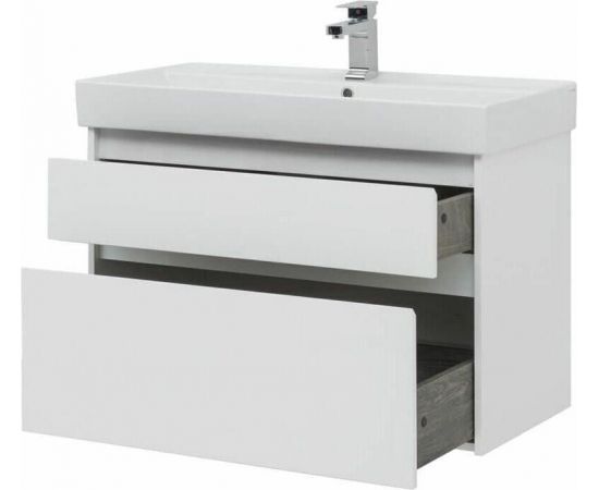 Тумба с раковиной Aquanet Nova Lite 90 белый (2 ящика) арт. 00245248_, изображение 9