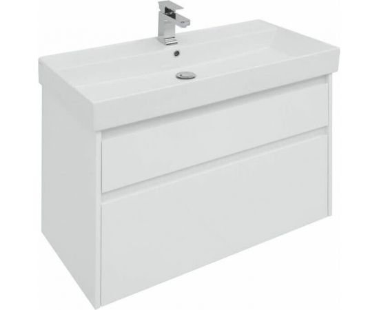 Тумба с раковиной Aquanet Nova Lite 90 белый (2 ящика) арт. 00245248_, изображение 10