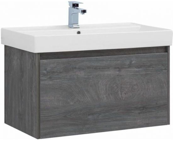 Тумба с раковиной Aquanet Nova Lite 90 дуб рошелье (1 ящик) арт. 00245246_, изображение 2