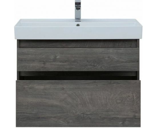 Тумба с раковиной Aquanet Nova Lite 90 дуб рошелье (2 ящика) арт. 00245249_, изображение 7