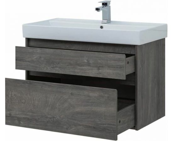 Тумба с раковиной Aquanet Nova Lite 90 дуб рошелье (2 ящика) арт. 00245249_, изображение 9