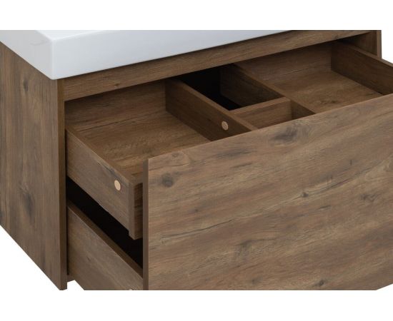 Тумба с раковиной Aquanet Nova Lite 90 дуб рустикальный (1 ящик) арт. 00254698_, изображение 12